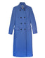 Marguerite Blue Virgin Wool Coat