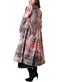 Marguerite Pink Floral Long Coat