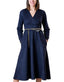 Brigitte Blue Maxi Dress