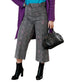 Lea Pantaloni Palazzo 7/8 in Grigio